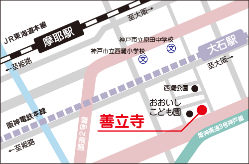 善立寺の地図